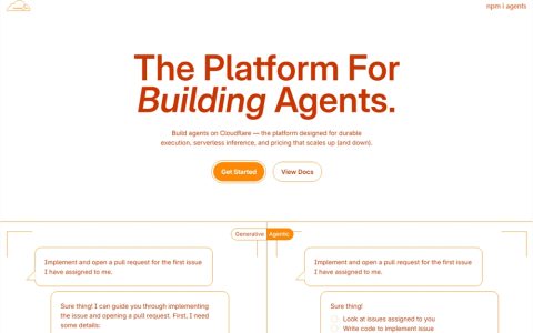 Cloudflare 发布 Node.js 生态 Agents 开发包，助力 AI 代理开发
