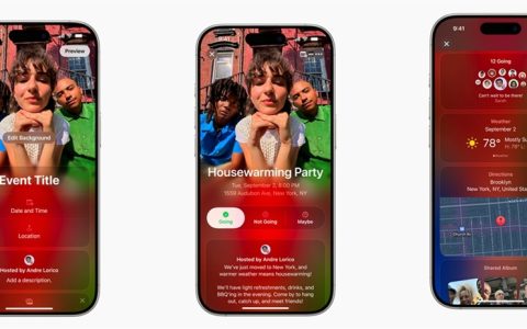 苹果推出全新应用 Apple Invites 可轻松创建和分享邀请函