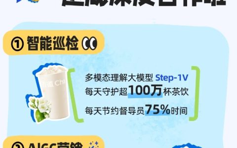 阶跃星辰与茶百道达成深度合作 门店已接入Step-1V多模态理解大模型