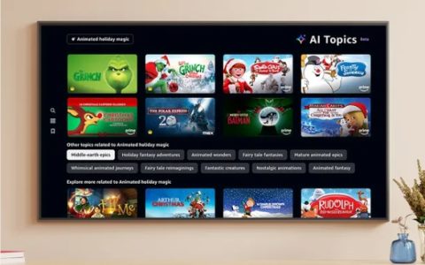 亚马逊Prime Video推出全新AI主题推荐功能，提升观看体验