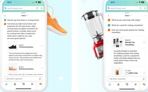 ​亚马逊在英国推出全新 AI 购物助手 Rufus，助力轻松购物体验