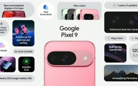 AI加持！谷歌Pixel 9系列手机发布：搭载Tensor G4芯片 支持Gemini