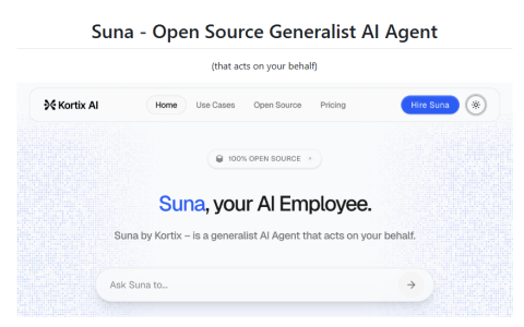 Manus开源平替！Kortix-AI正式发布开源通用AI智能体平台Suna